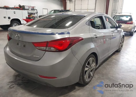2015 Hyundai Elantra Limited from USA, damaged, VIN 5NPDH4AE2FH603412